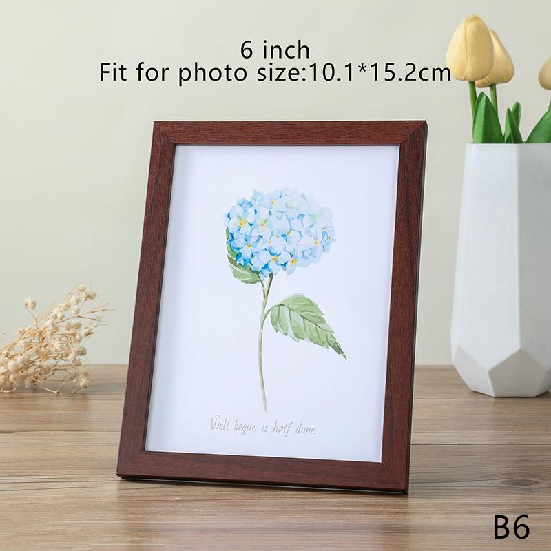 Holz Kleiner Fotorahmen zum Aufhängen 9X13 10X15Cm Holz Bilderrahmen Ständer für Bilder Fotodeko Erinnerungsgeschenk