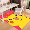 Custom personalization Pokémon Pikachu Print Area Rug - Soft, Washable Non-Slip Indoor Mat,Living Room,Home&Office Decorative Rug