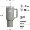 Gourde - stanley - quencher h2.0 flowstate - 1.2l - acier inoxydable recyclé - isolation sous vide