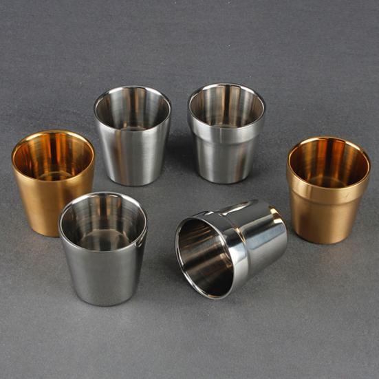 Double Wall Stainless Steel Coffee Wine Beer Tumbler Mugs Cups Bar Drinkware