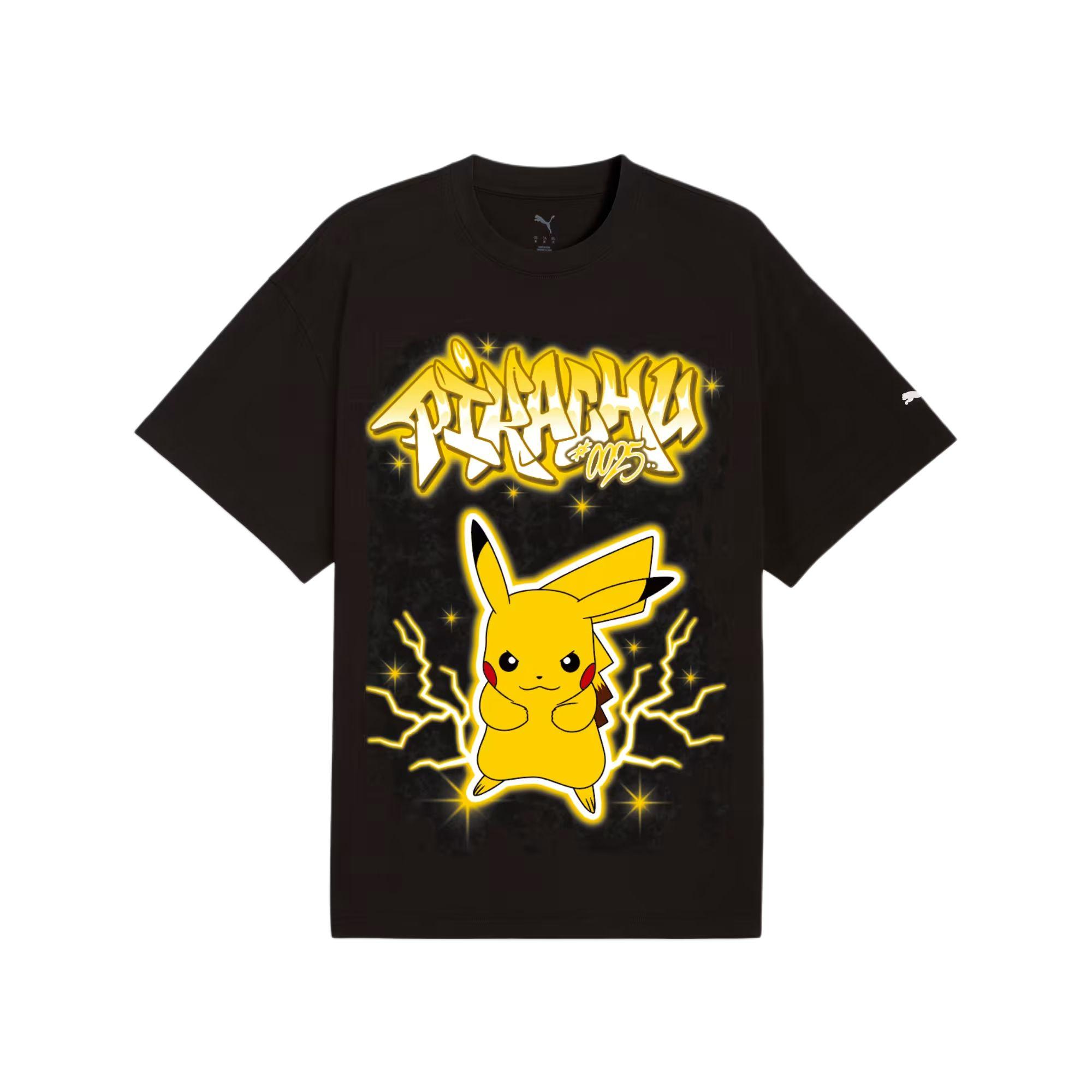 PUMA x Pokemon Pikachu T Shirt Men s 635658-01 L