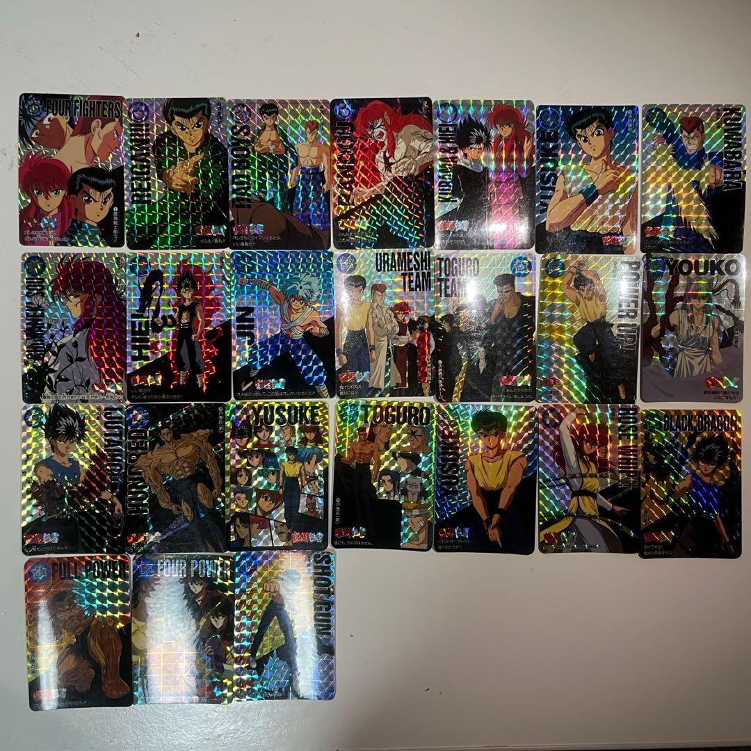 Yu Yu Hakusho Cards Sparkling & Normal 33-sheet set