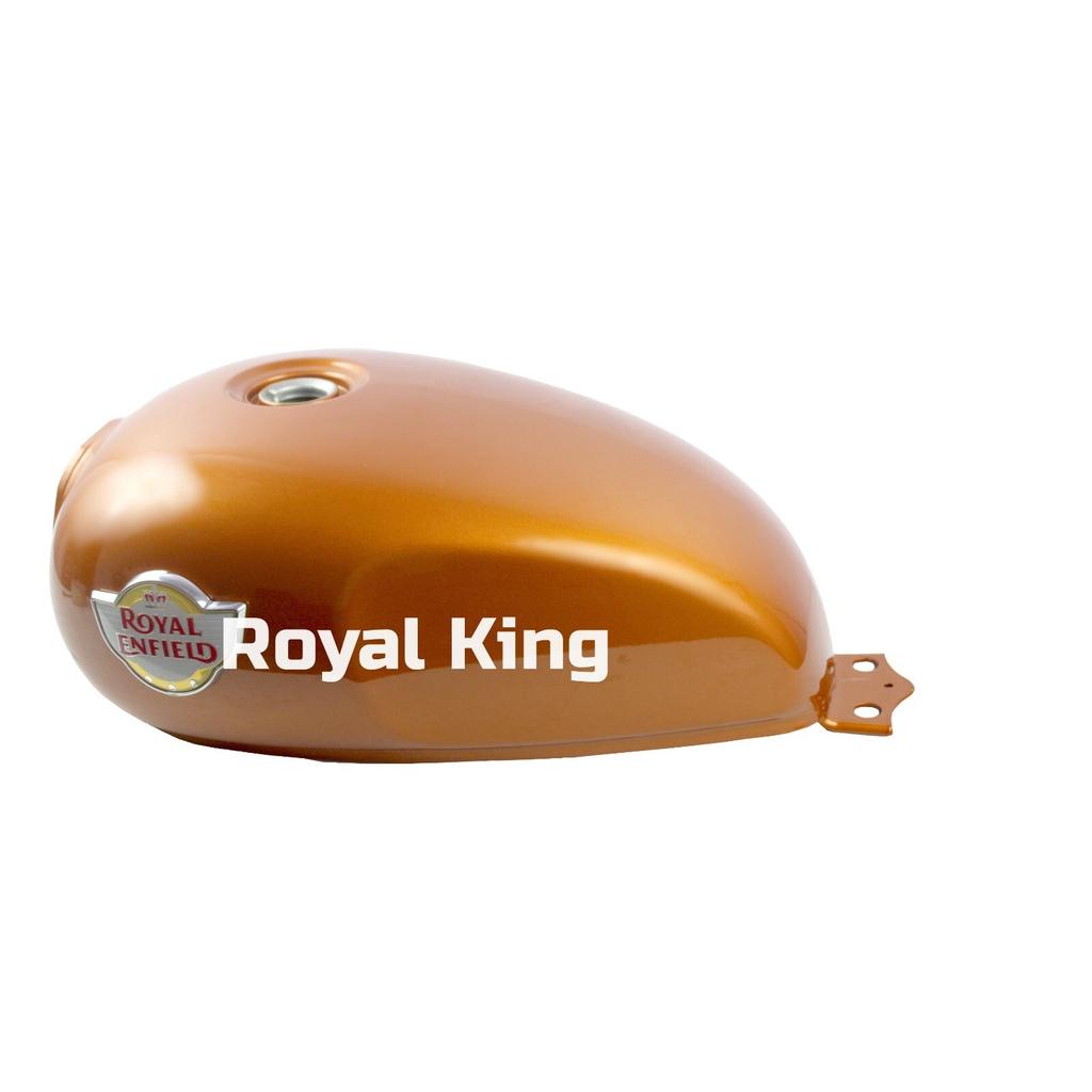 Royal Enfield Interceptor 650cc " Orange Crush Petrol Gas Fuel Tank "