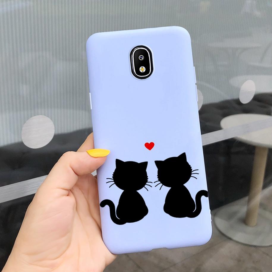 For Samsung Galaxy J5 2017 J530 SM-J530F Case Cute Cartoon Cats Unicorn Butterfly Bee Soft Cover for Samsung J5 2017 J530F Funda