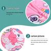 Girls' Cartoon Unicorn One-Piece Surfing Swimsuit