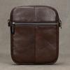 Casual top layer cowhide men's crossbody bag small shoulder bag outdoor waterproof mini waist bag for male phone pouch crossbody