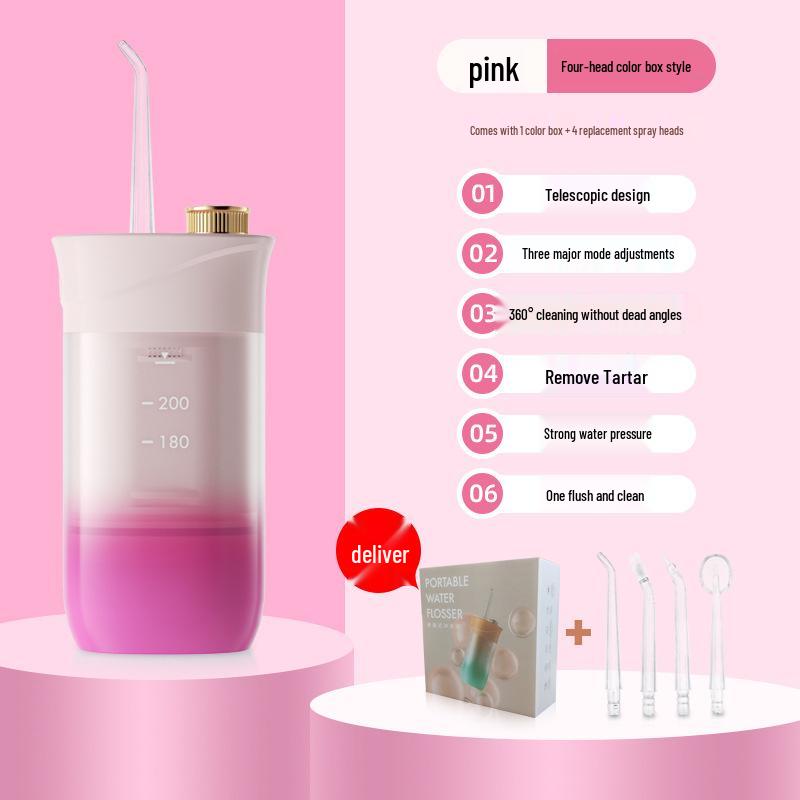 Portable Electric Water Flosser: Mini Oral Irrigator & Teeth Cleaner for Home Use
