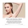 Crème dépilatoire douce pour le visage à la noix de coco Dépilation du visage hommes et femmes lèvres et barbes sont douces et non irritantes