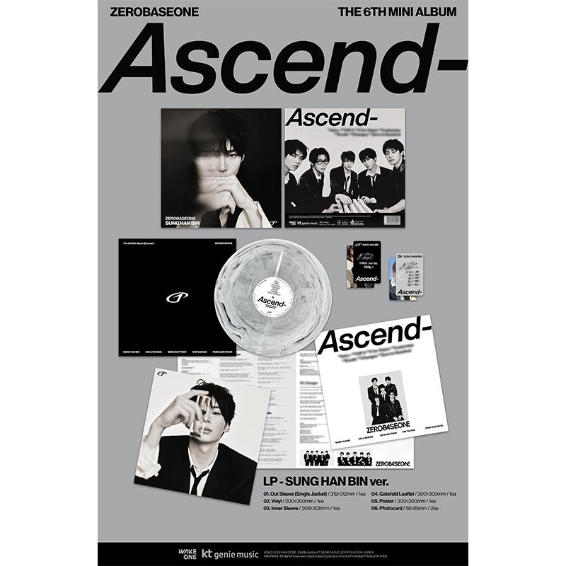 [Pre-order] ZEROBASEONE - 6th Mini Album [ASCEND-] LP Ver. (Limited Edition)