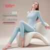 Women's De Velvet Cashmere Silk Thermal Underwear Set