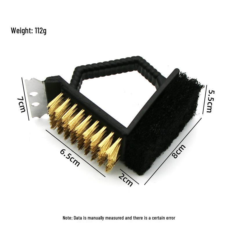 ZISIZ 3-in-1 BBQ Grill Cleaning Brush Set