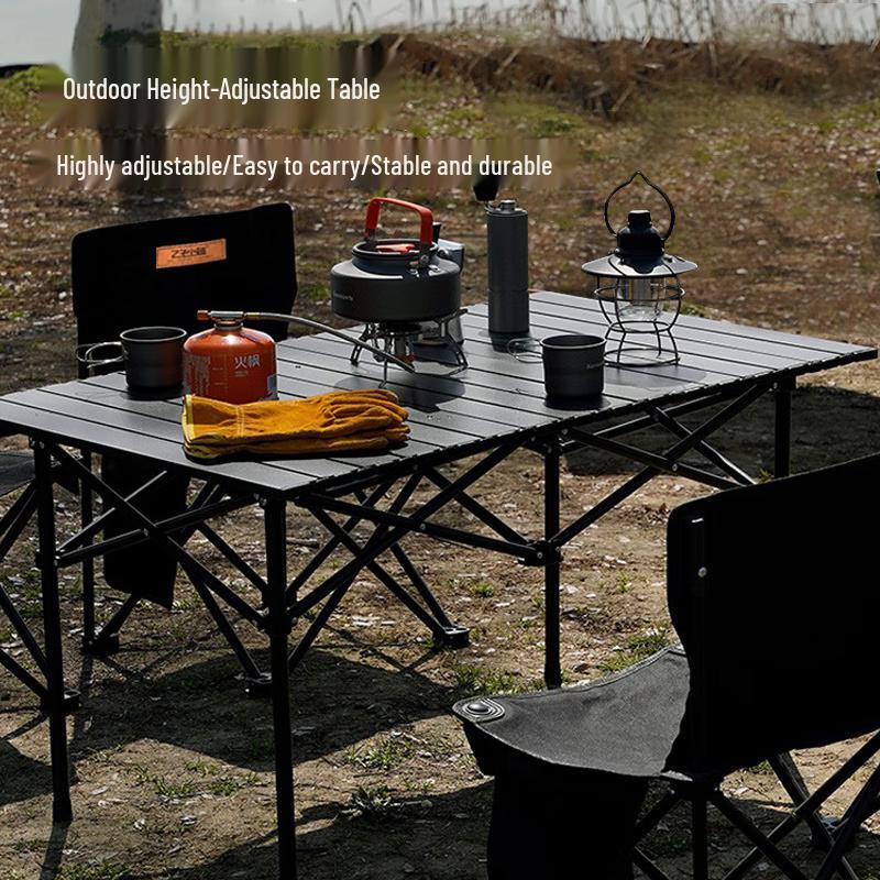 Portable Reinforced Aluminum Folding Outdoor Table