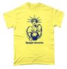 Big Apple Libertarian T Shirt 1073 New York 1980s Gadsden Flag Ancap Manhattan