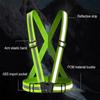 1PCS Reflective Running Vest, Elastic Adjustable Reflective Vest Gear High Vis Running Vest  for Night Cycling,Hiking, Jogging,Dog Walking