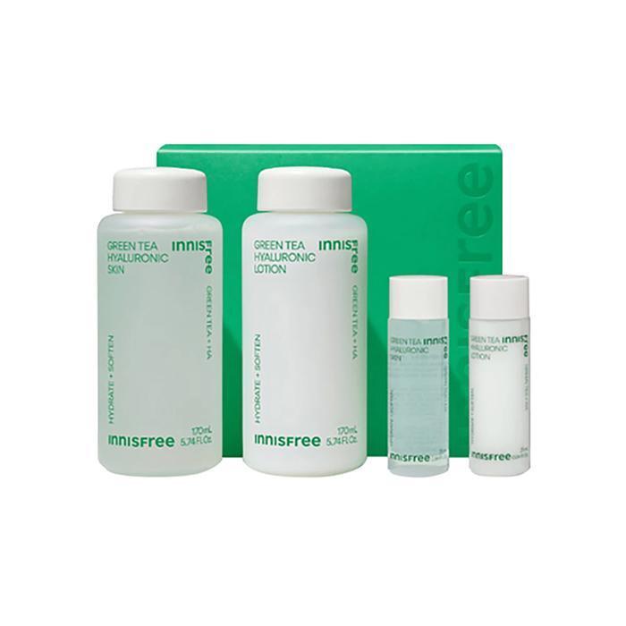 [Innisfree] Innisfree Green Tea Hyaluronic Acid Set Green Tea Kit (28554186)
