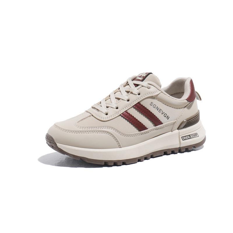 Frau Damenschuhe Herbst Neu Schnürleder Freizeitsneakers Outdoor Bequem Tenis Trainingsschuhe Chaussure Femme