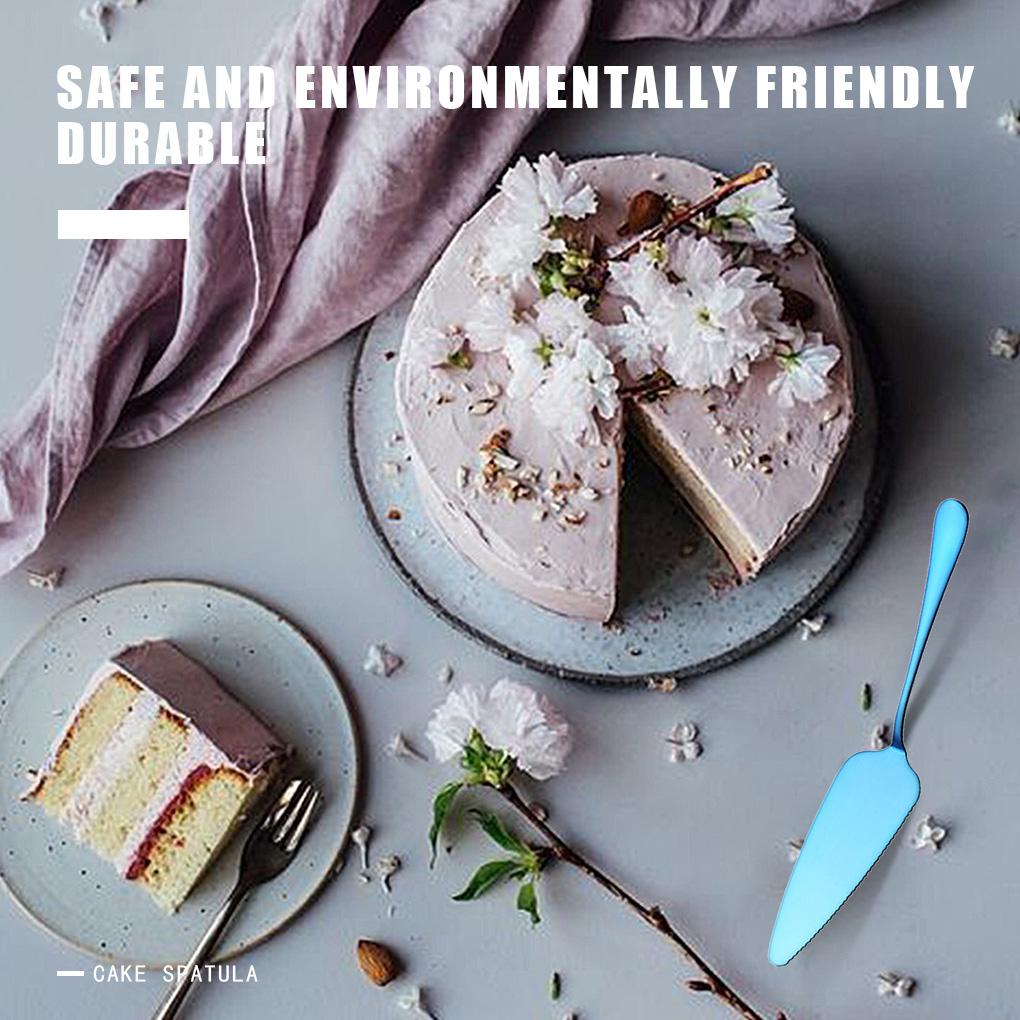 Server Tort din Oțel Inoxidabil, Spatulă pentru Pizza și Brânză cu Dinți, Desert, Plăcintă, Patiserie