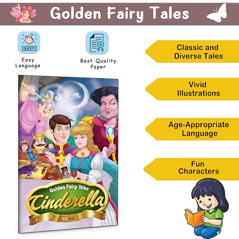 AllinOne Storybook Set : Golden Fairy Tales & Illustrated Classics A Timeless Collection of Classic Stories for Kids Classic fairy tale books, St
