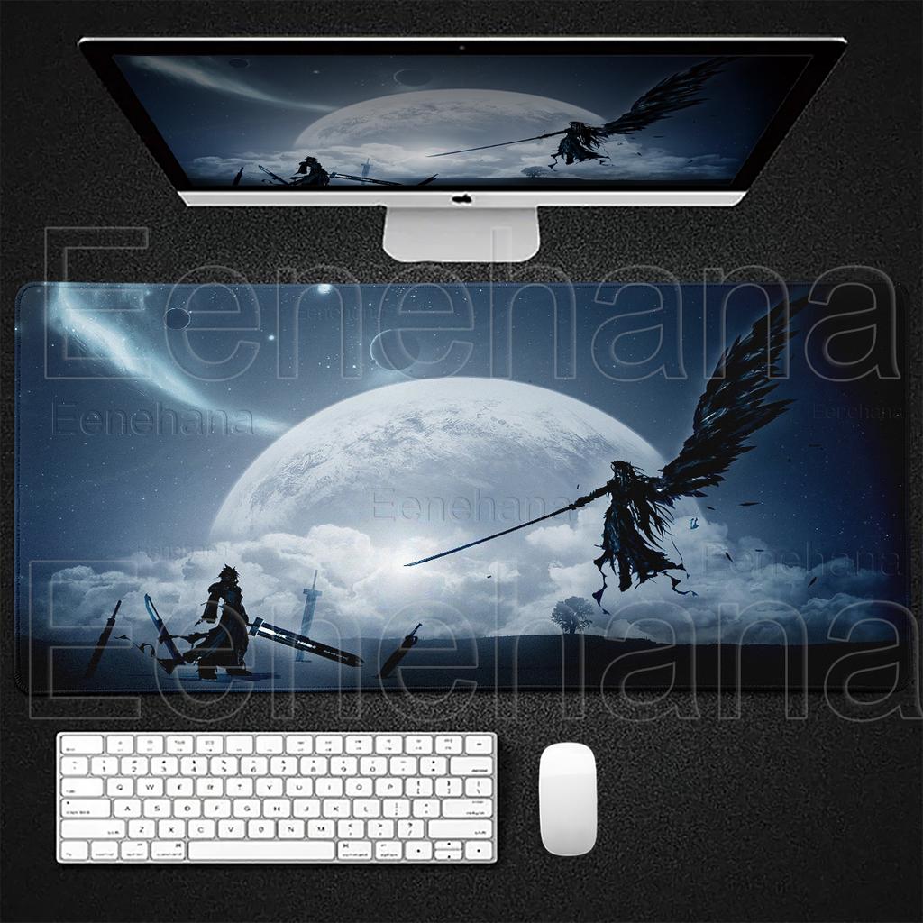 Final Fantasy Gamer Large Mousepad Gaming Accessories Gamer Pc Mouse Mat Rubber Deskmat Keyboard Extended Mat Rug Anime Mausepad