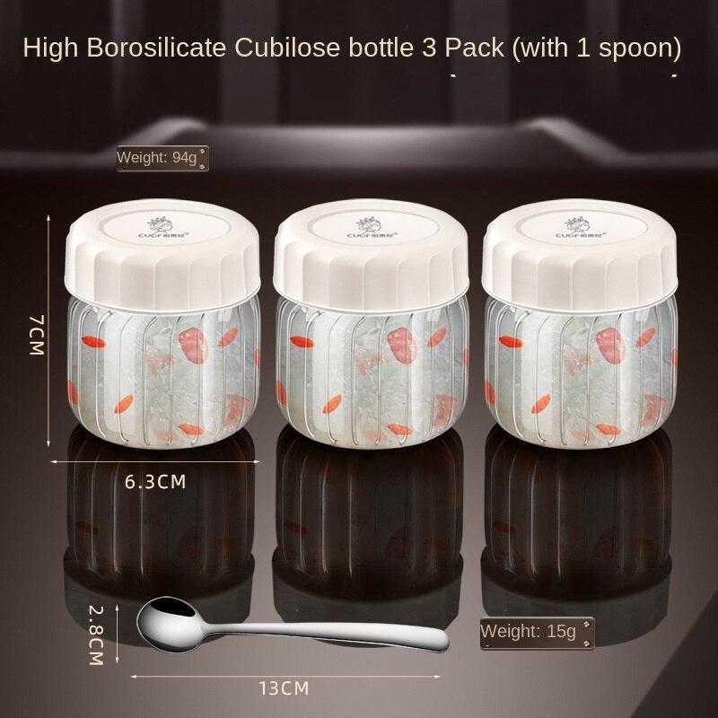 

Бутылки для порции CUGF «Птичье гнездо» Бытовые герметичные банки для пищевых продуктов. Устойчивы к высоким температурам. Могут быть свежими рагу с крышкой. Стеклянные маленькие бутылки для меда.