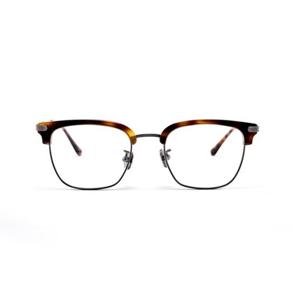 Leibeuntieolseu Logan Titanium Browline Tortoise & Matte Metal Col.1