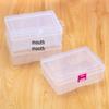 Clear Plastic Rectangular Storage Box for Electronics, Spare Parts, Jewelry, and Samples