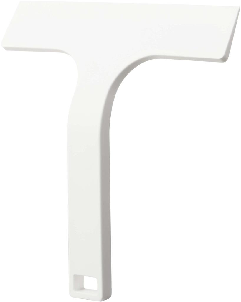 Yamazaki Magnetic Water Squeegee W16 X D4 X Tower Dry Squeegee 7301 S, White, Approx. H16.5cm, Series, Wiper,