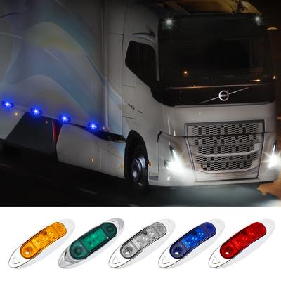 1Pc 12V 24V Auto 6Led Signal Lights Side Marker Trailer Truck Signal Lamp Multifunctional Waterproof Width Light