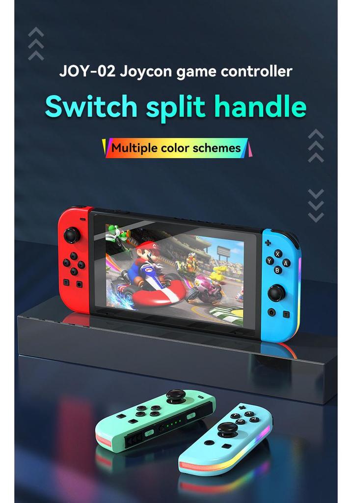 Colorful RGB Switch Joy-Con Controller with Vibration & Six-Axis Gyroscope