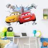 Cartoon Cars Lighting McQueen 3D Wall Sticke s For Kids Room Home Bedroom PVC Decor Cartoon Movie Mural Art Decals