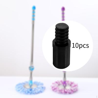Broom Handle Threaded Tip Connector for Household and Commercial Poles Wooden Handles Mop