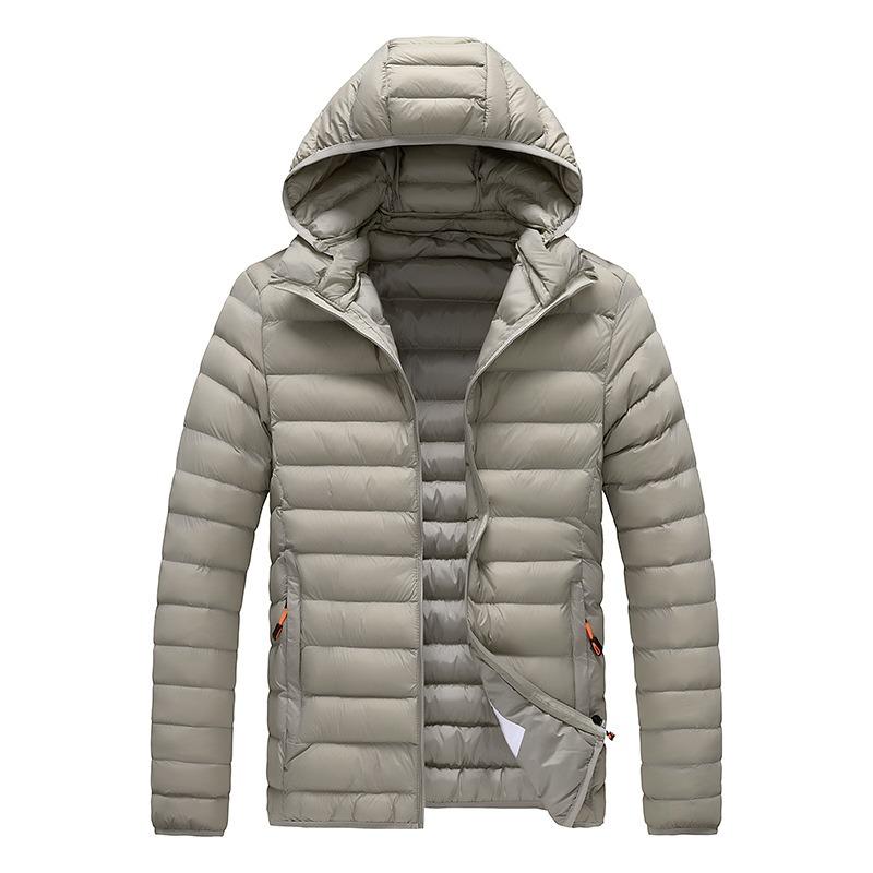 Padded-on Men's Winter Coat Slim and Light Padded Jacket Light and Thin Large Size Multi-color Down Padded Clothes Men Supply