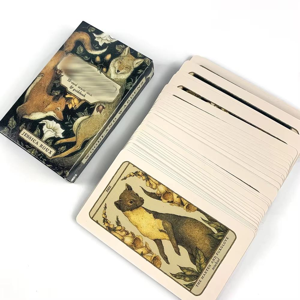 Waldwächter Orakelkarten Spiele Englisch Freunde Party Brett Tarotspiel Divination Schicksalsspiel Karte