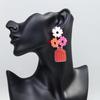 Creative Fantasy Flower Water Bottle Acrylic Earrings for Women Sweet Fashion Laser Vase Long Dangle Earring Retro Jewelry Gifts