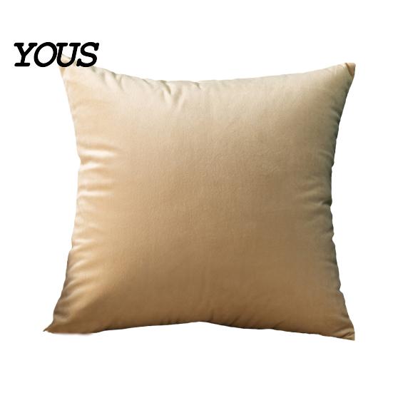 High-density Velvet Pillow Cover Solid Color Cover, Soft Plush Throw Case, 17.7x17.7 Inch Directional Smooth Cushion for Sofa, Bed, Office, Cozy Home
