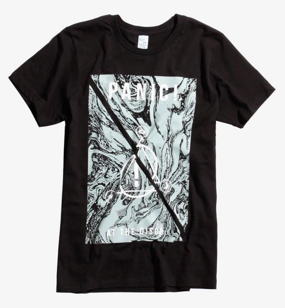 

Panic! At The Disco MARBLED SYMBOLS T-Shirt 100% Authentic Front & Back Design M