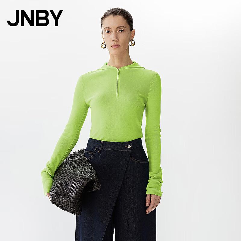 JNBY Women's Hooded Wool Blend Knit Sweater