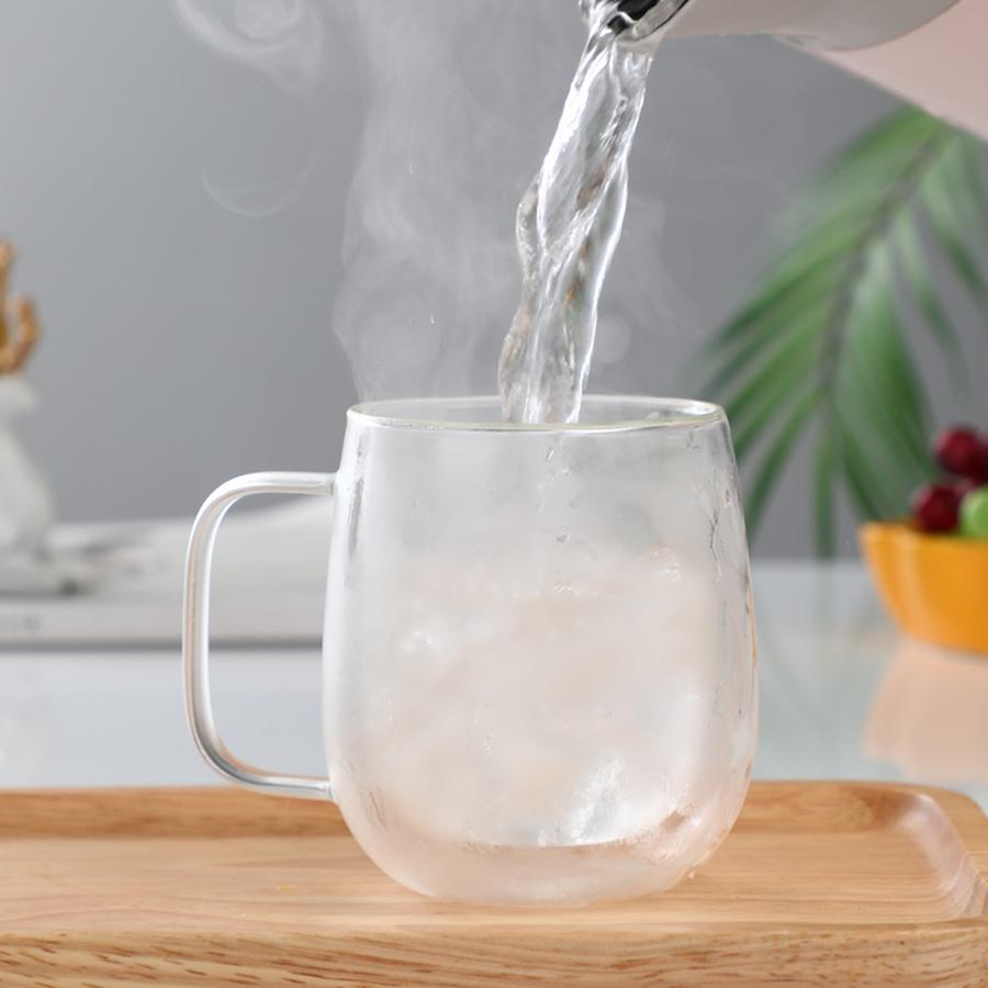 250ml Double Wall High Borosilicate Glass Mug Heat Resistant Handle Coffee Milk Juice Water Cup Bar Drinkware Coffeeware Gift