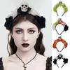 Halloween Decor Halloween Hair Hoop Exaggerated Gothic Flower Hairband  Photography Props