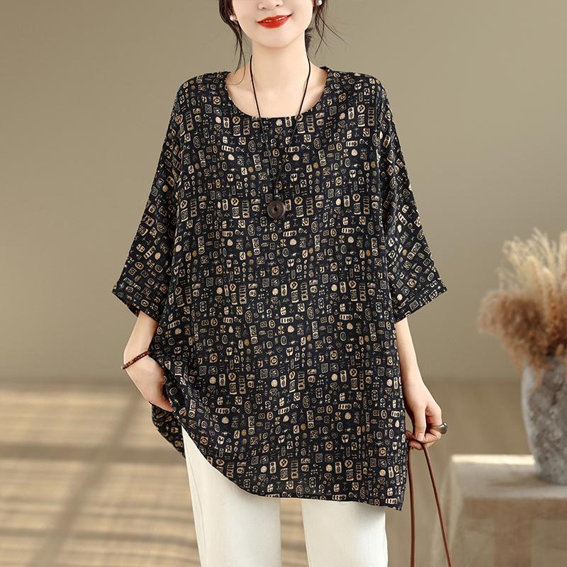 DIMANAF Plus Size New T-Shirt Women Loose Casual O-Neck Lady Tops Tees Shirts Print Oversize Summer 2026