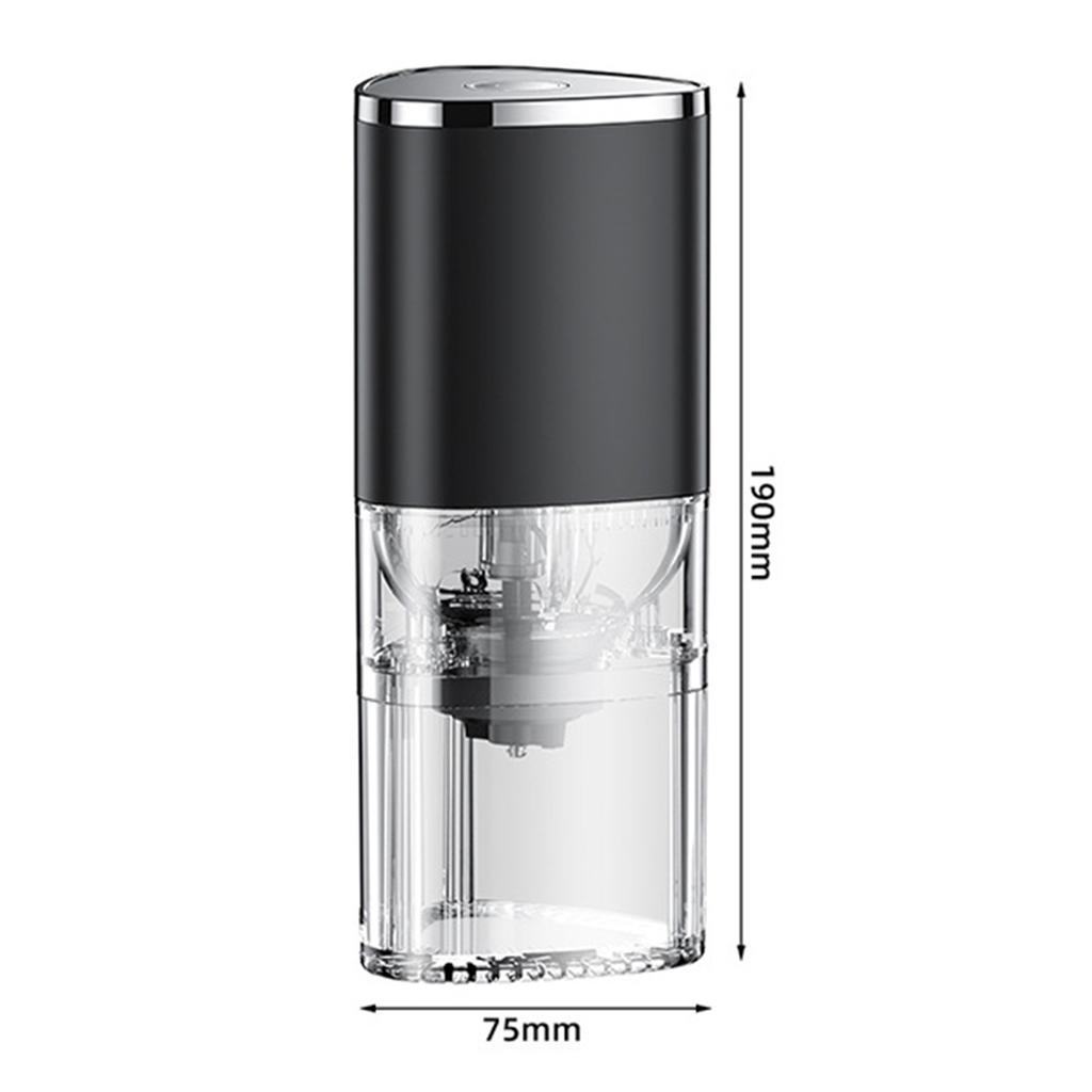 Kleine Kaffeemühle Automatisch Verbesserter Geschmack Tragbare Elektrische Kaffeemühle Wiederaufladbar 155ml Multifunktional für Draußen