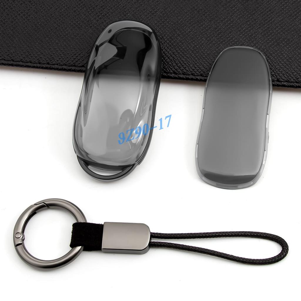 Clear Transparent Black Tpu Car Smart Key Cover Case For Tesla Model S 3 Y 2012- Accessories