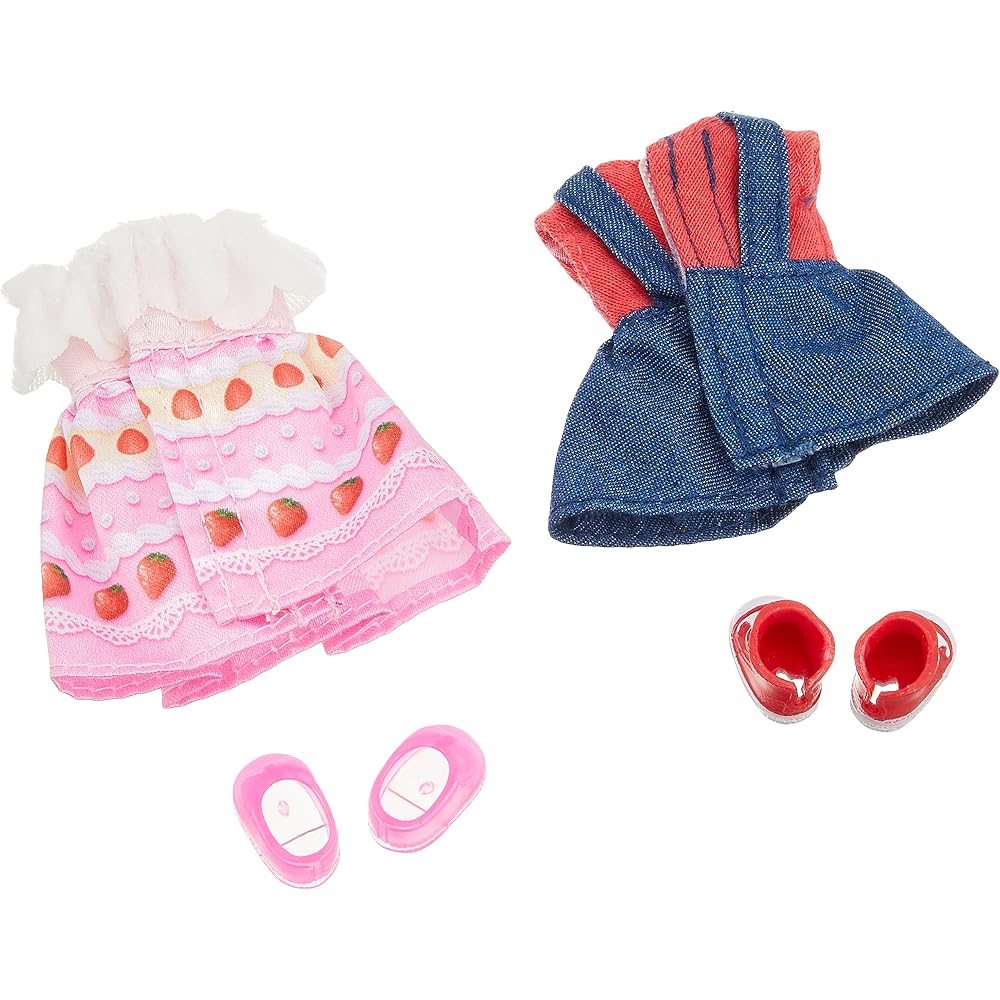 Takara Tomy “Licca-chan Dress LW-22 Miki-chan Maki-chan Dress Set Sweets Princess & Picnic Girl” ...