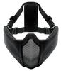 LayLax GARUDA Half Mesh Face Guard, Black, Airsoft Gear, 14426