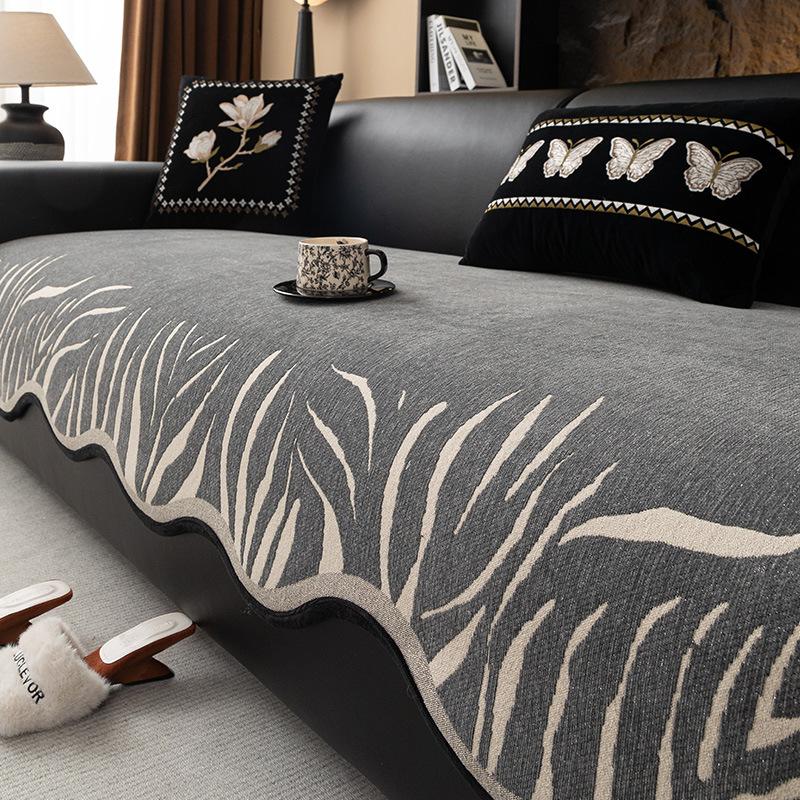 Poduszka na sofę w kształcie francuskim, uniwersalna na każdą porę roku, antypoślizgowy koc, Advanced Sense, ręcznik z tkaniny chroniący przed zarysowaniami, na siedzisko