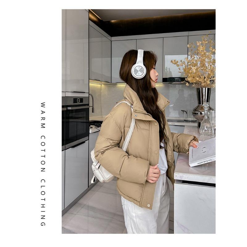 Women S Loose Short Thick Bread Cotton Padded Jacket Casual