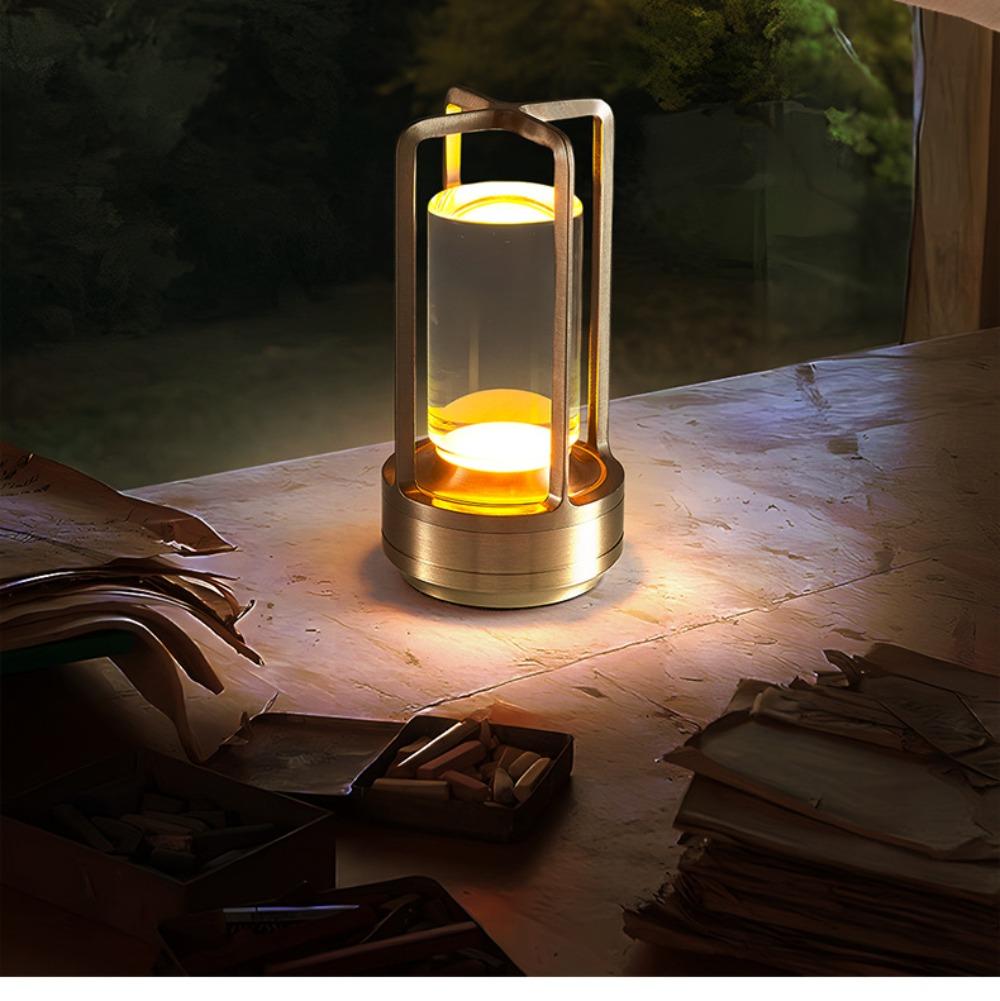LED Night Light USB Charging Table Lamp Touch Control Ambient Light for Bedroom Living Room Cafe Hotel Home Decor Gift