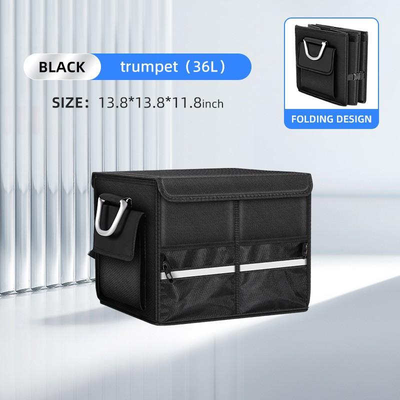 Large Capacity Foldable Car Trunk Organizer Box Oxford Fabric Storage Bin SUV Sedan Hatchback