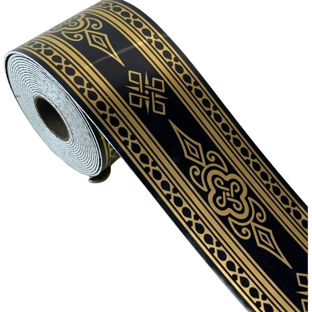DIY 10 Meter Wall Base Self Adhesive Thickened Wall Sticker Soft Anti-collision Skirting Line Living Room