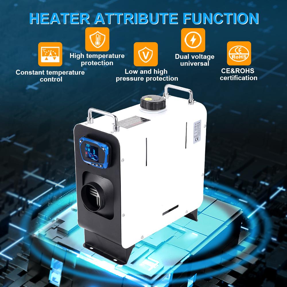 Diesel Heater 12V&24V&220V All In One Car Diesel Air Heater  with Remote Control LCD Switch For Home RV Vehicle Truck 2/5/8KW